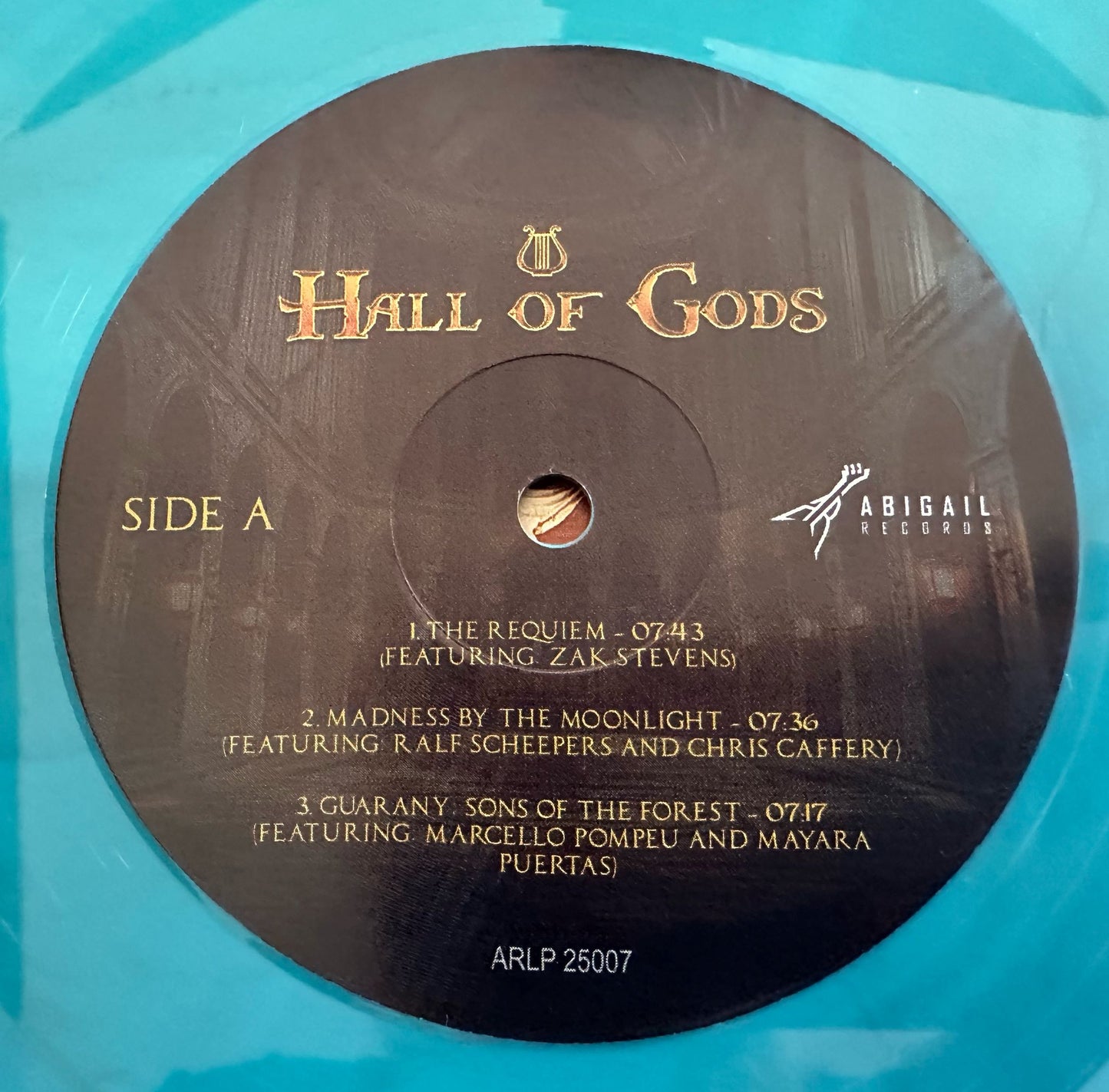 Hall of Gods - A Tribute to the Gods of Music (Marbled Black + Turquoise) - LP 12"
