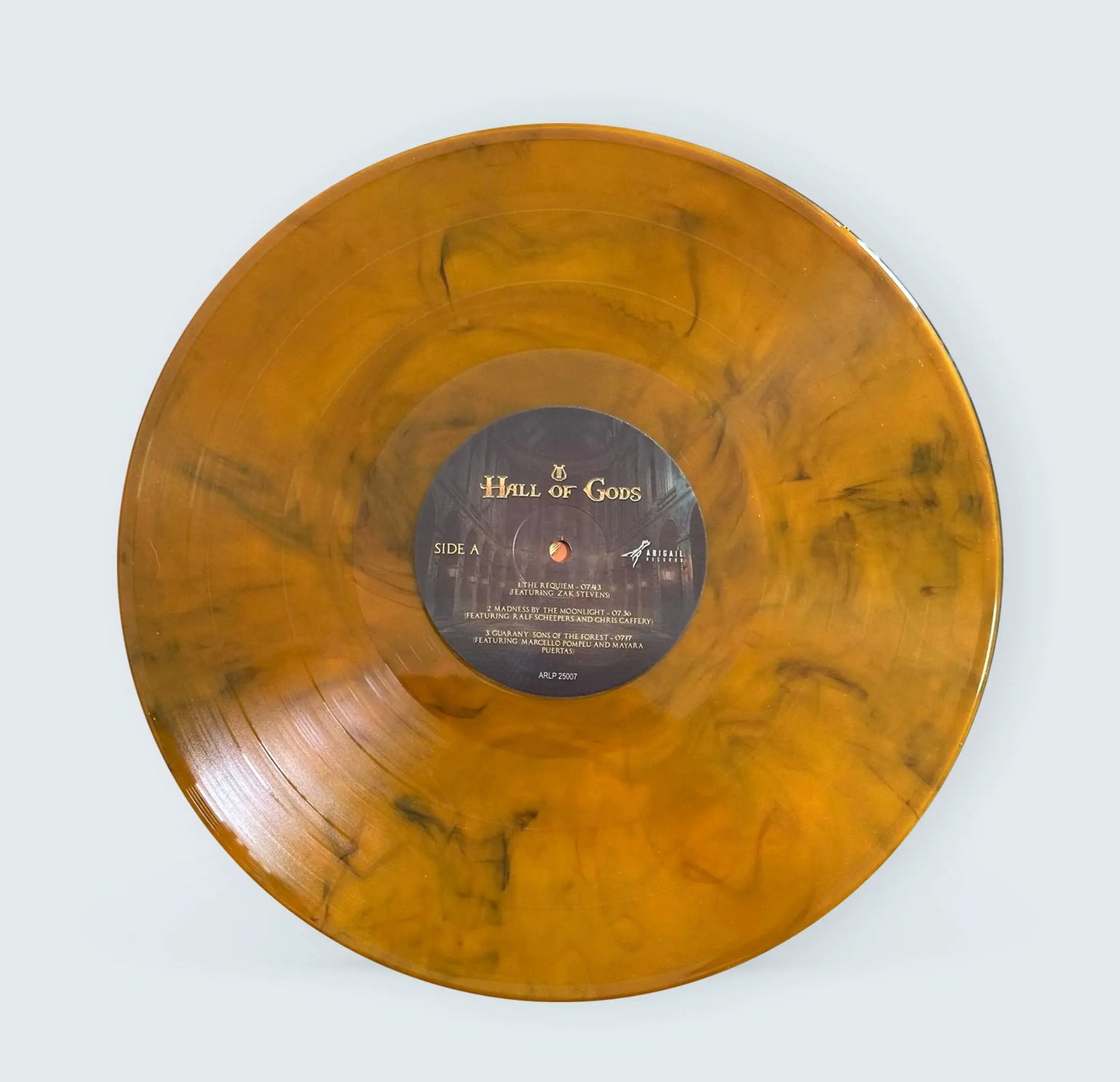 Hall of Gods - A Tribute to the Gods of Music (Marbled Black + Orange) - LP 12"