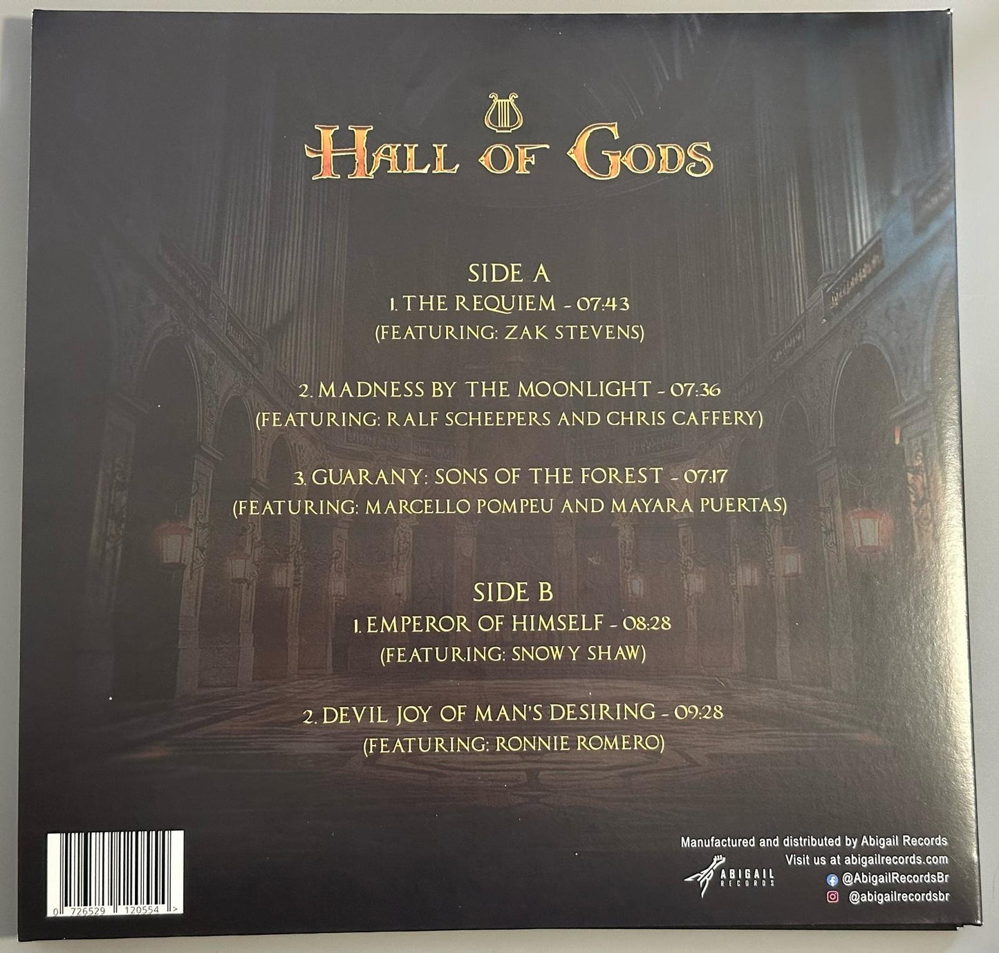 Hall of Gods - A Tribute to the Gods of Music (Marbled Black + Turquoise) - LP 12"