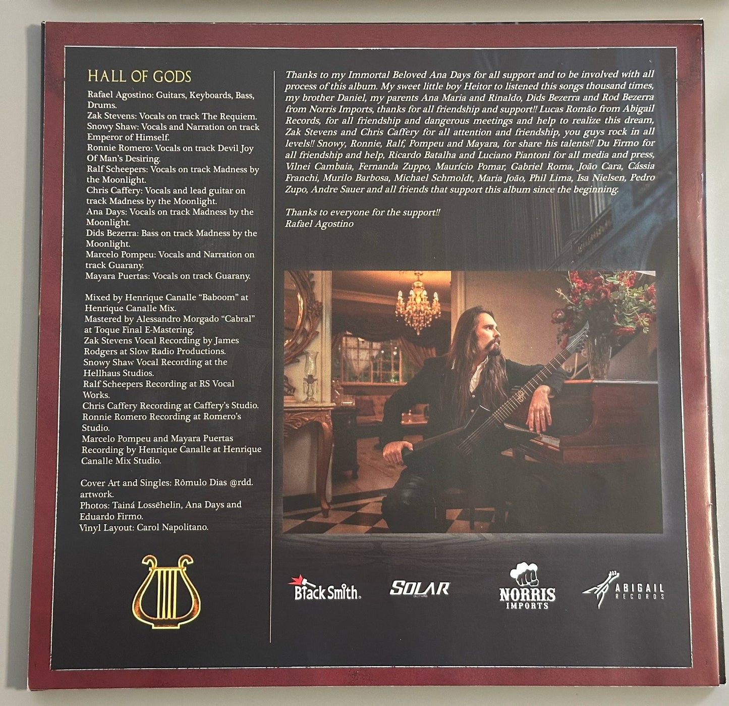 Hall of Gods - A Tribute to the Gods of Music (Marbled Black + Turquoise) - LP 12"