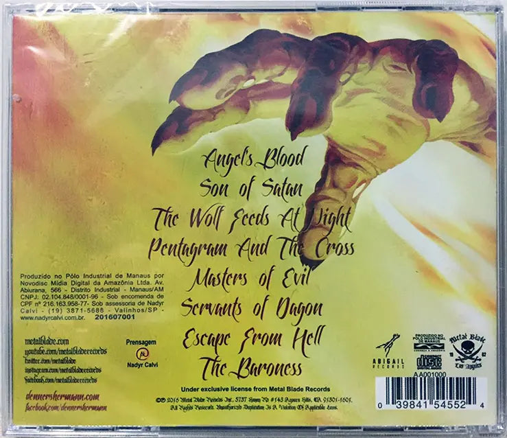 Denner/Shermann - Masters of Evil (Brazilian Press 2016) - CD