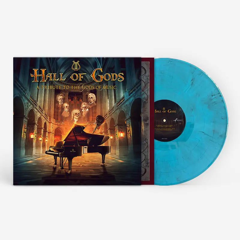 Hall of Gods - A Tribute to the Gods of Music (Marbled Black + Turquoise) - LP 12"