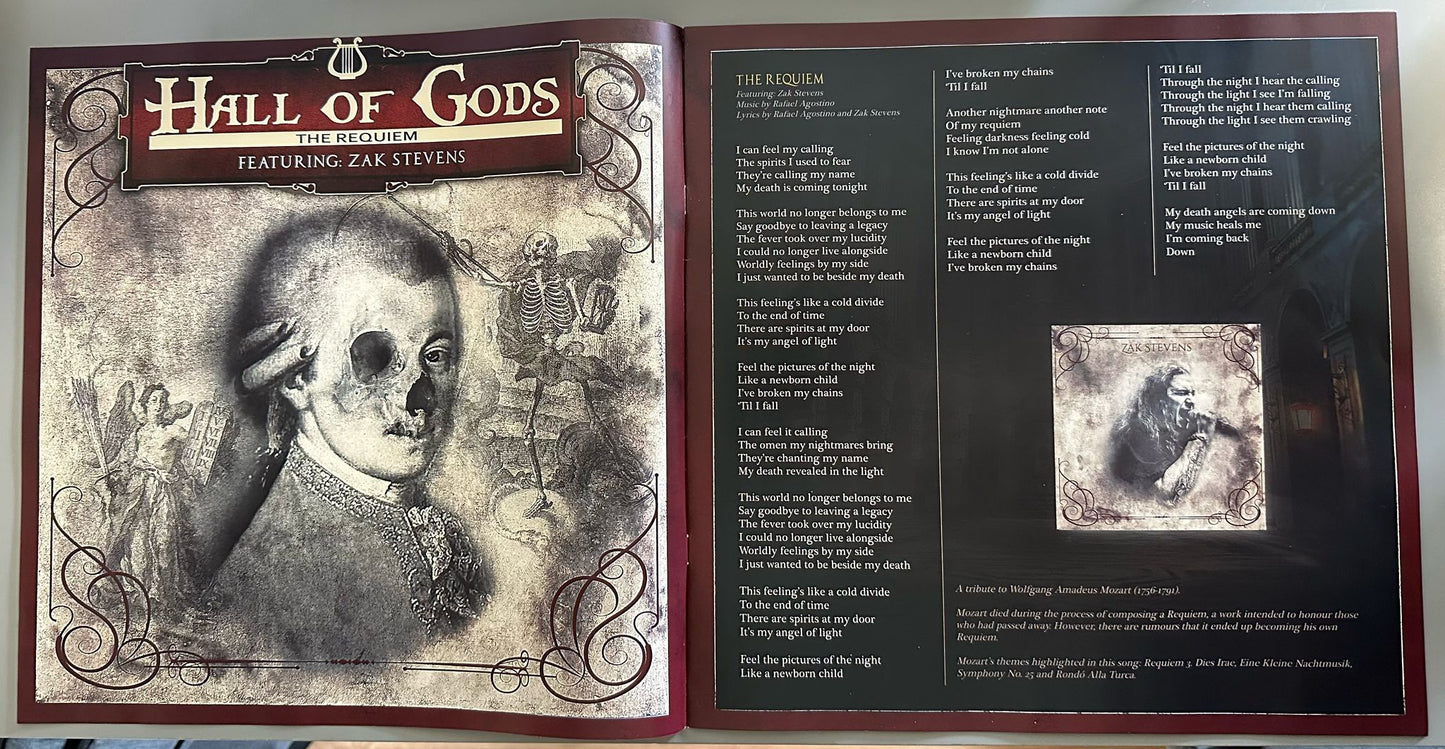 Hall of Gods - A Tribute to the Gods of Music (Marbled Black + Turquoise) - LP 12"