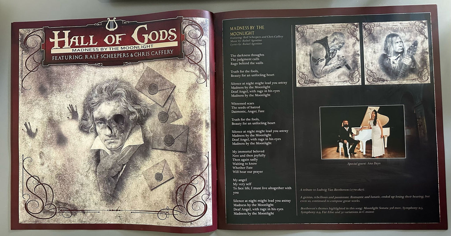 Hall of Gods - A Tribute to the Gods of Music (Marbled Black + Turquoise) - LP 12"