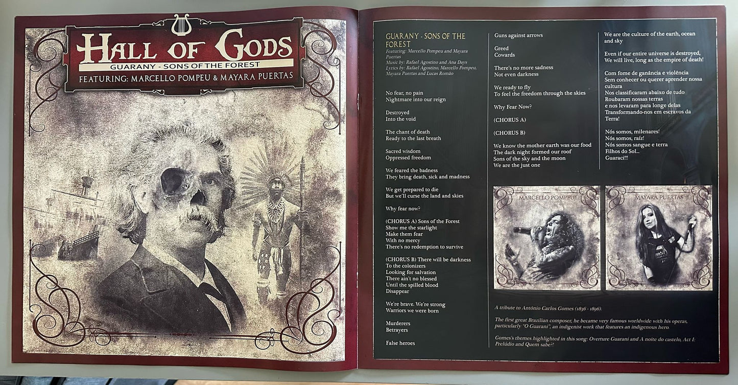 Hall of Gods - A Tribute to the Gods of Music (Marbled Black + Turquoise) - LP 12"