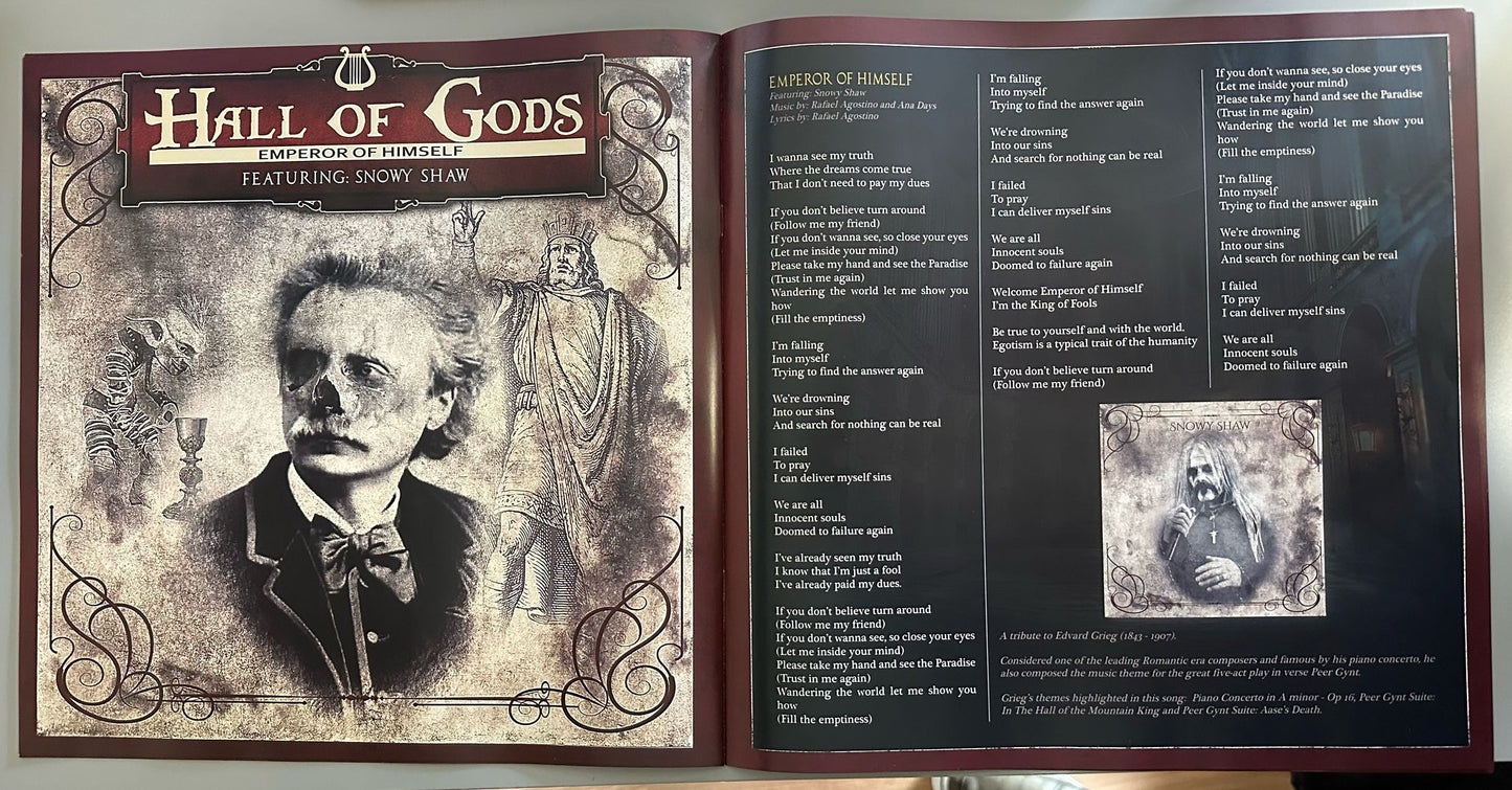 Hall of Gods - A Tribute to the Gods of Music (Marbled Black + Turquoise) - LP 12"